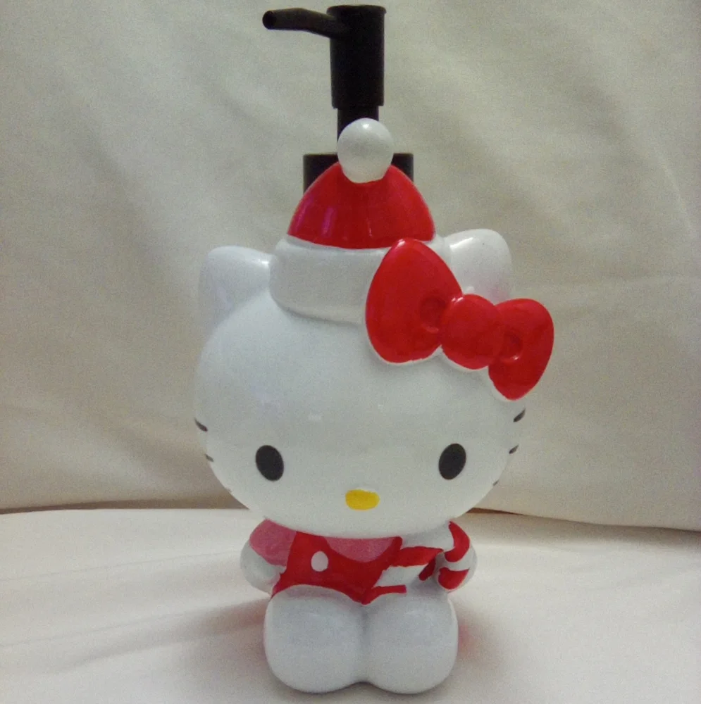 Hello Kitty Santa Hat with a Candy Cane